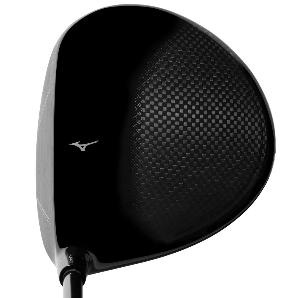 Mizuno ST-G 24 Driver crown with carbon weave top and Mizuno logo. Shop premium Mizuno drivers at Noosa Golf Co., trusted Noosa golf shop on the Sunshine Coast.