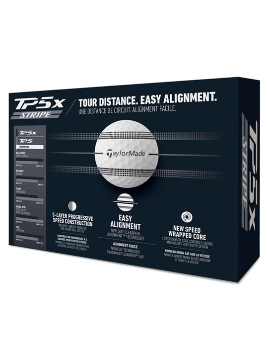 TaylorMade TP5 / TP5X Stripe Golf Balls