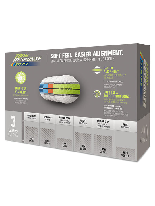 TaylorMade Tour Response Stripe Golf Balls