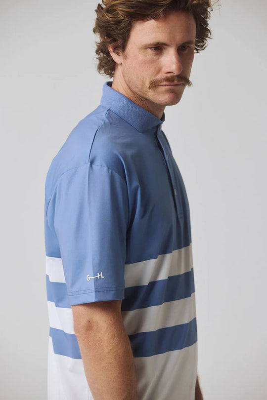 Gray + Haast Coastal Stripe Polo