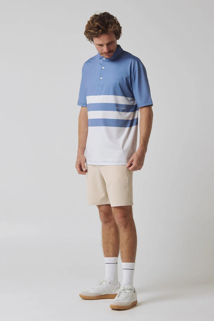 Gray + Haast Coastal Stripe Polo