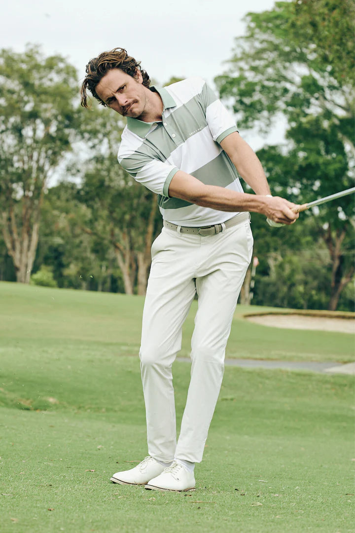 Gray + Haast Sage Horizon Polo