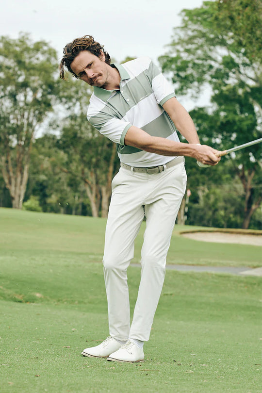 Gray + Haast Sage Horizon Polo