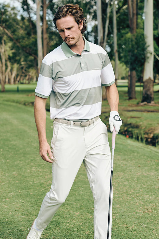 Gray + Haast Sage Horizon Polo