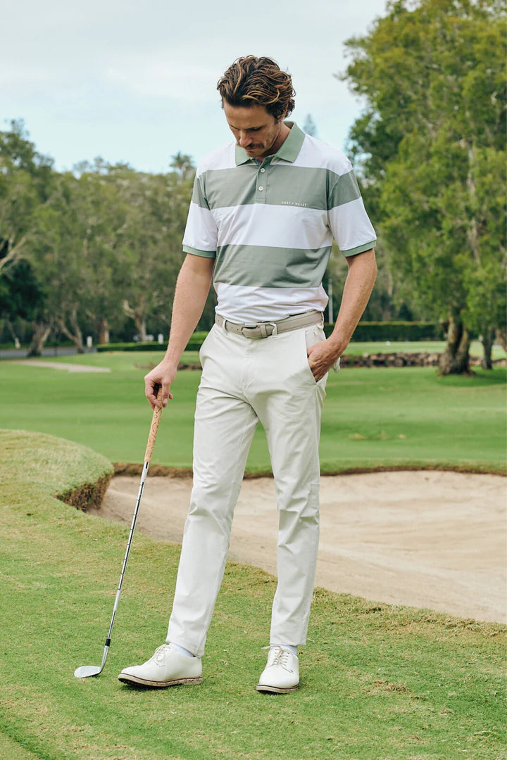 Gray + Haast Sage Horizon Polo