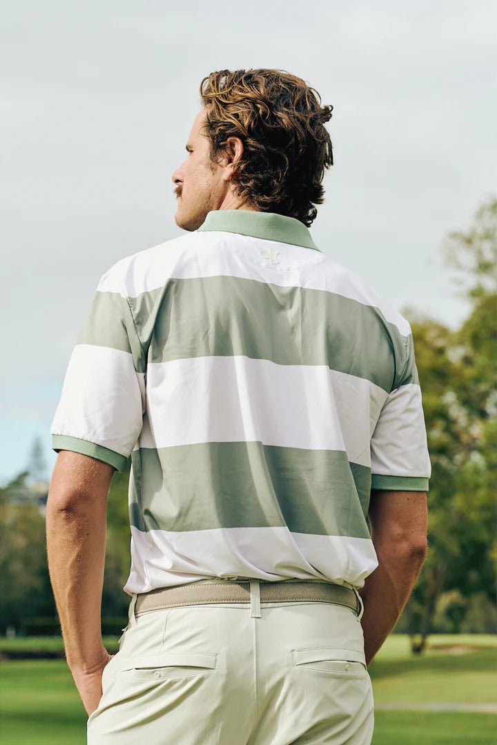 Gray + Haast Sage Horizon Polo