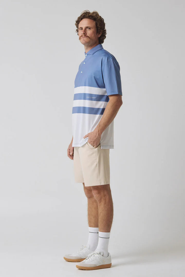 Gray + Haast Coastal Stripe Polo