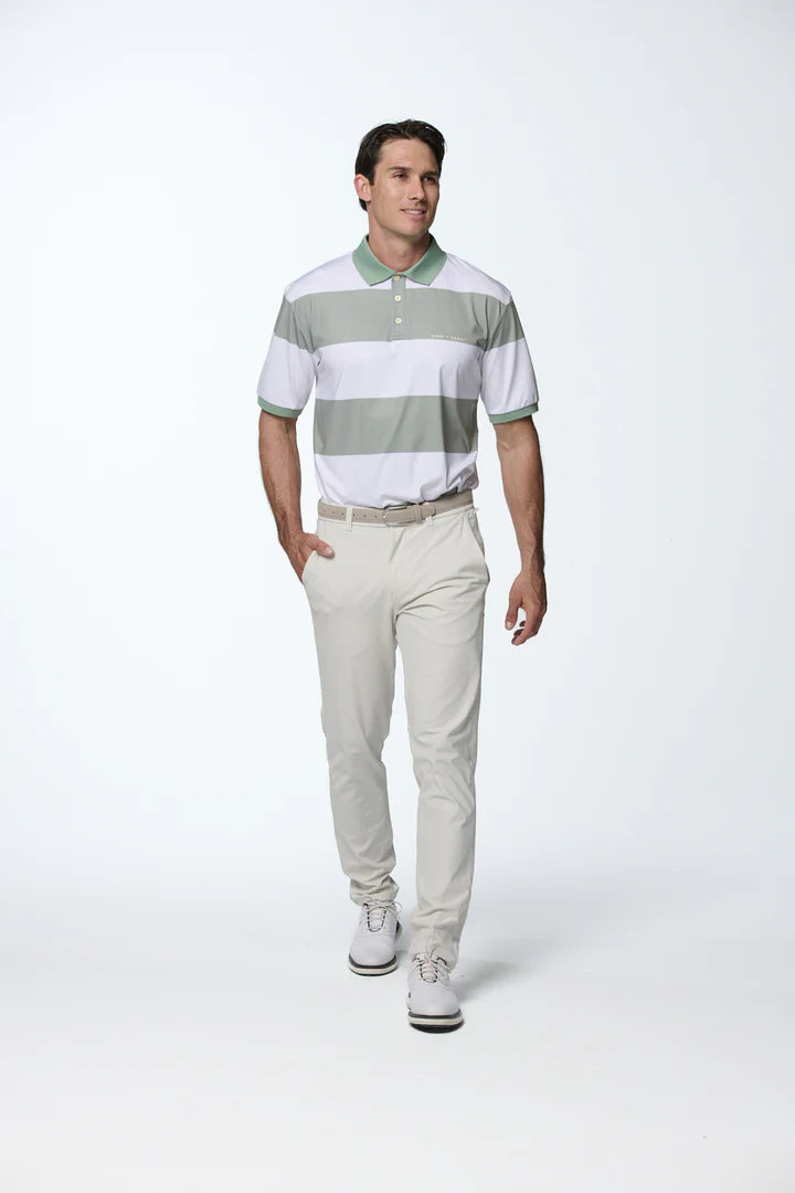 Gray + Haast Sage Horizon Polo