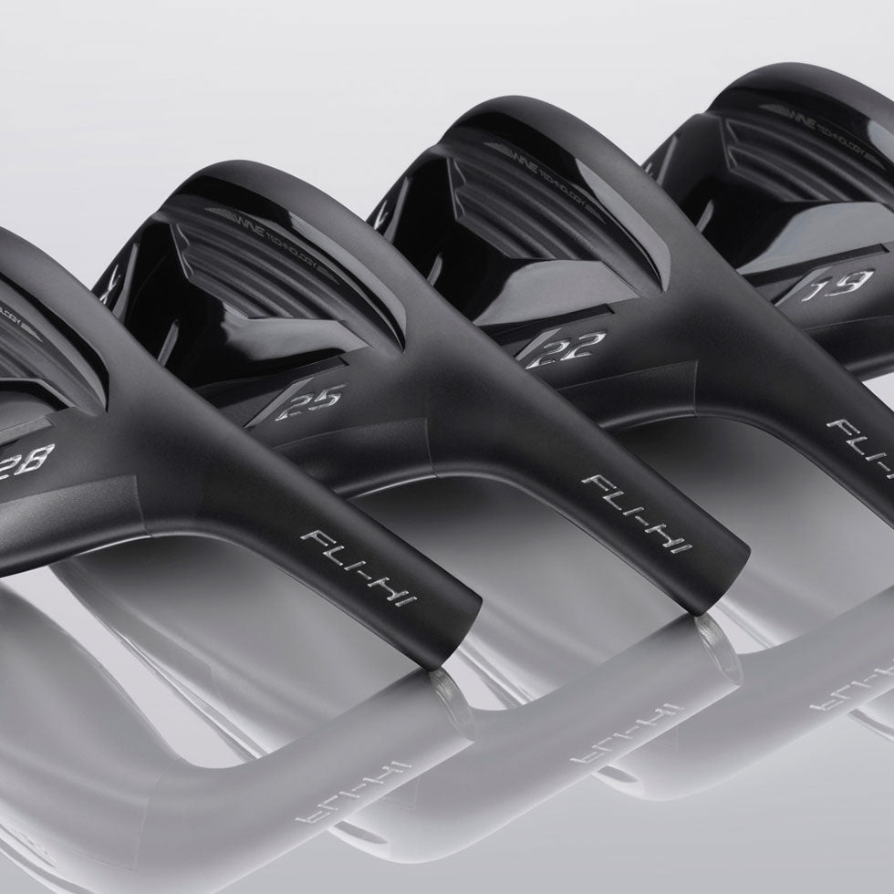 Mizuno JPX 925 Fli-Hi hybrid golf clubs shown in angled view. Available at Noosa Golf Co., leading Sunshine Coast golf shop and Noosa golf shop for custom fit golf clubs.