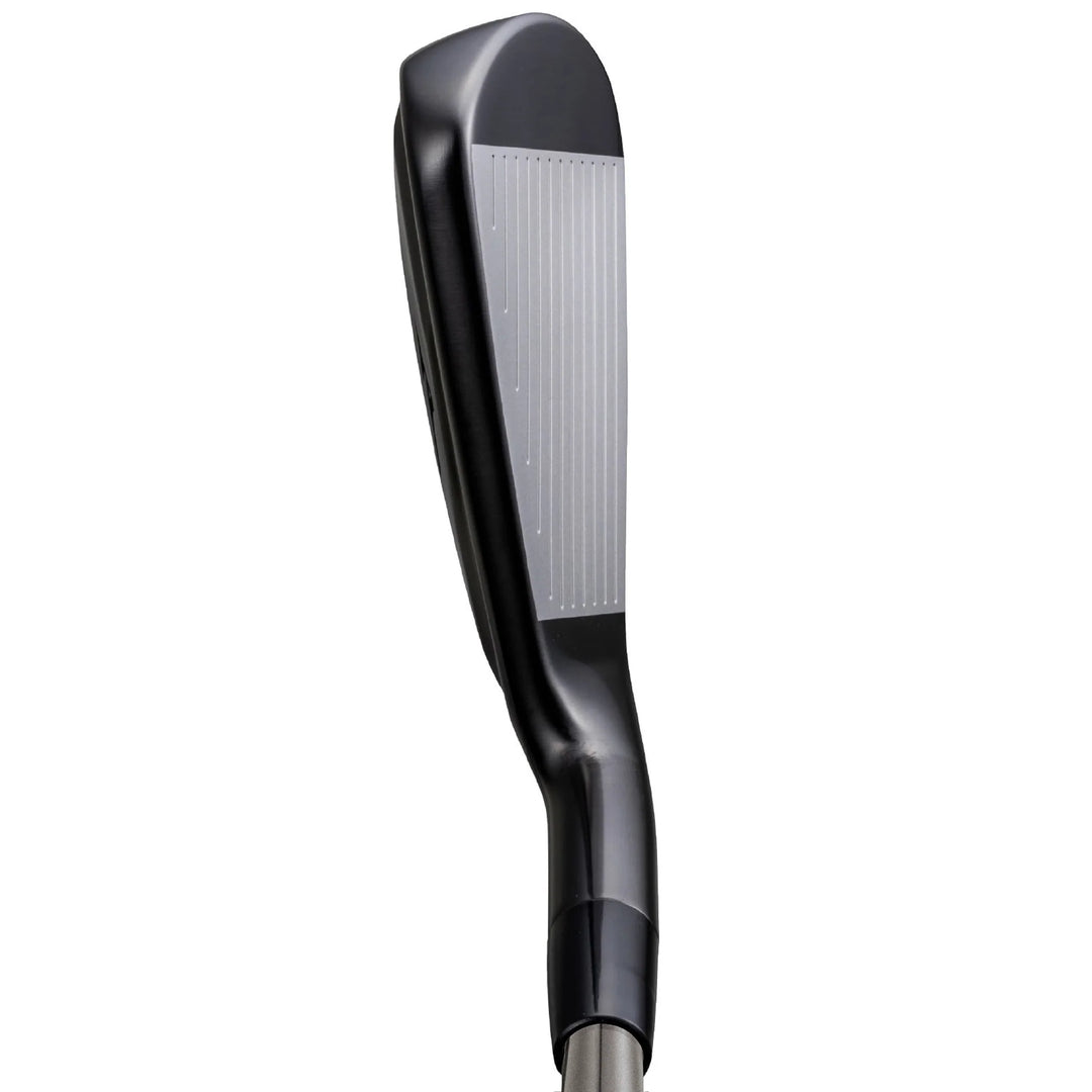 Topline view of Mizuno Pro Fli-Hi LH utility iron showing minimal offset. Find premium Mizuno golf gear at Noosa Golf Co., Noosa’s trusted golf shop.