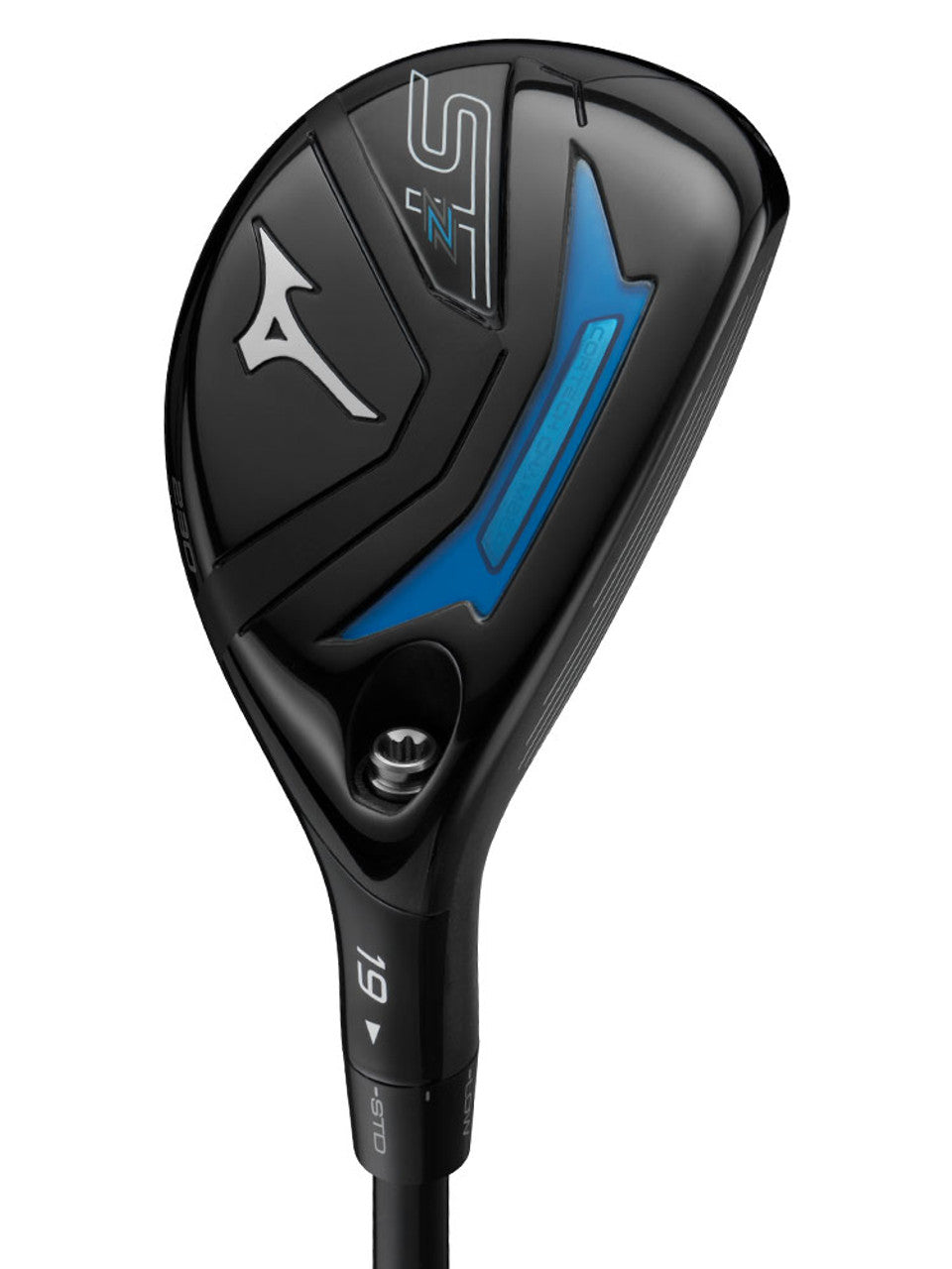 Mizuno ST-Z 230 hybrid sole with blue Cortech Chamber and modern detailing. Find premium Mizuno hybrid clubs at Noosa Golf Co., Sunshine Coast’s trusted golf store.