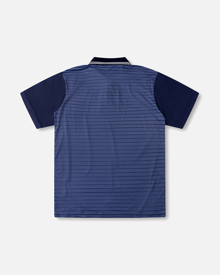 Rivvia Project Border Relaxed Fit Polo NAVY