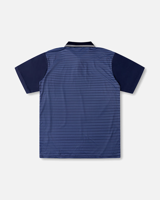 Rivvia Project Border Relaxed Fit Polo NAVY